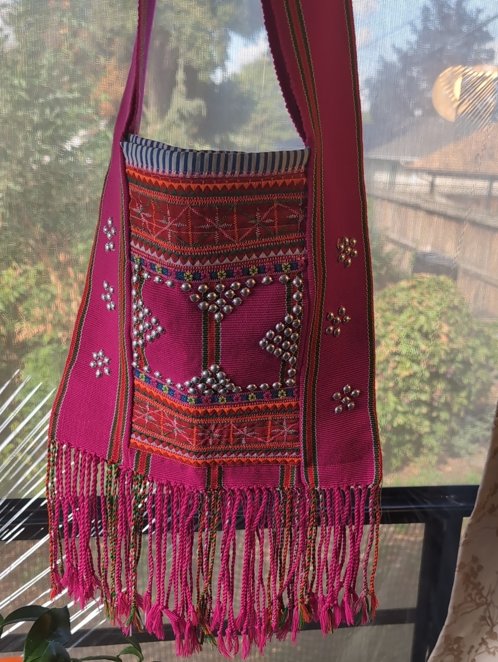 NWOT Hmong Sash Bag